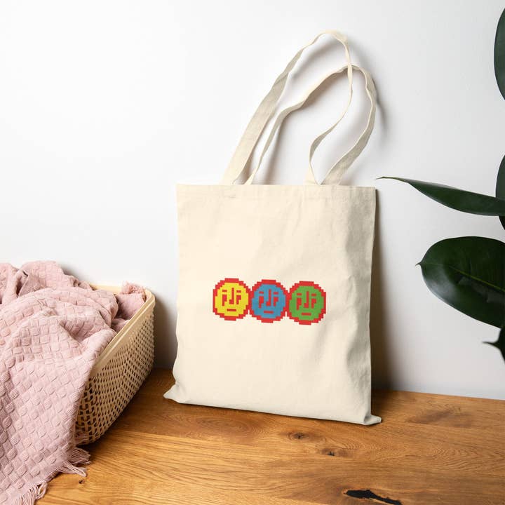 Smiley Faces Tote Bag for wholesale by 3PercentMarket