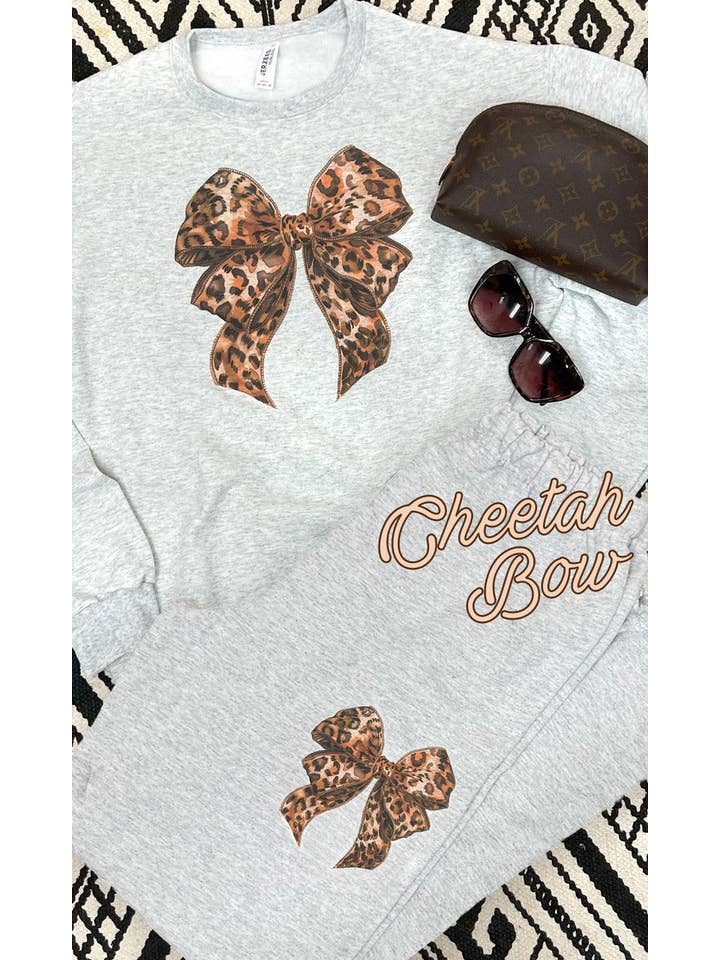 Sugar Stitch - Wholesale Lounge Sweatpants/Joggers - Women's - Big On Bows Graphic Sweatpants12