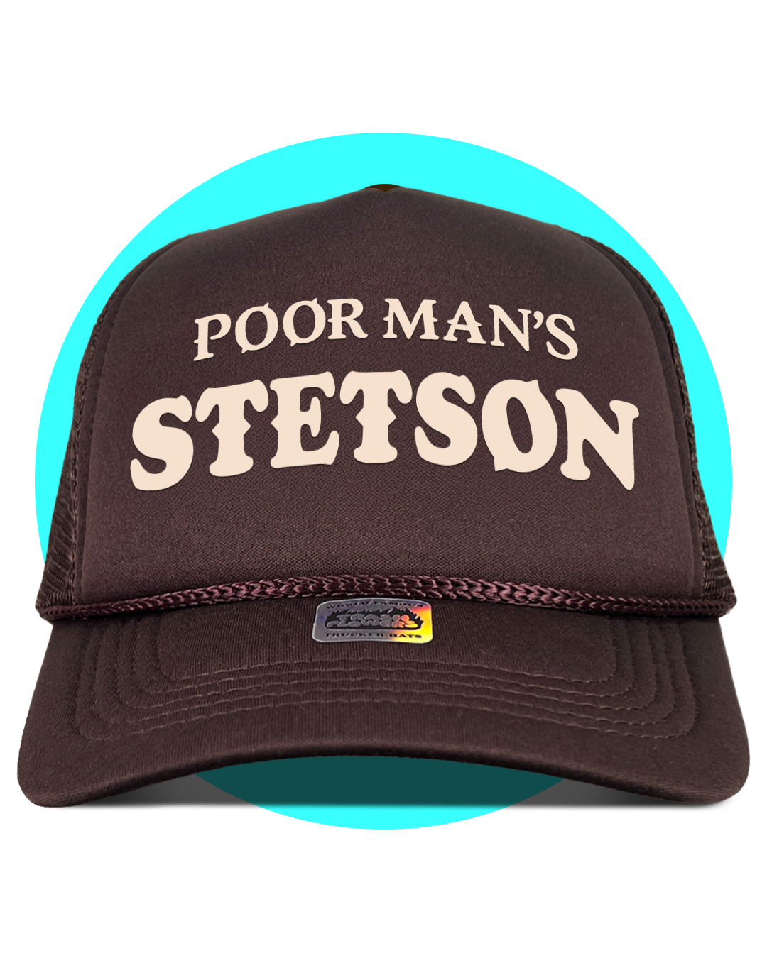 Trash Flowers Trucker Hats – boné - Unissexo por atacado – Boné trucker Poor Man's Stetson1