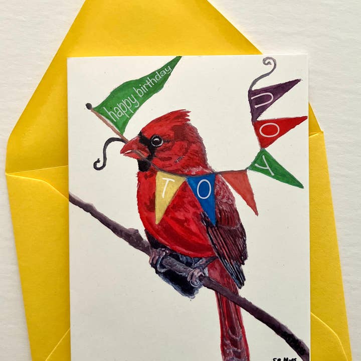 She Said It. - Wholesale Birthday Card - Happy Birthday - Cardinal