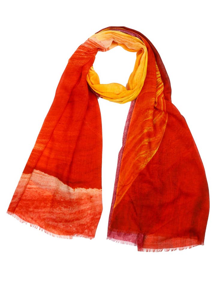 Abstract Modal Silk Designer Scarf for wholesale by Namaskar Australia