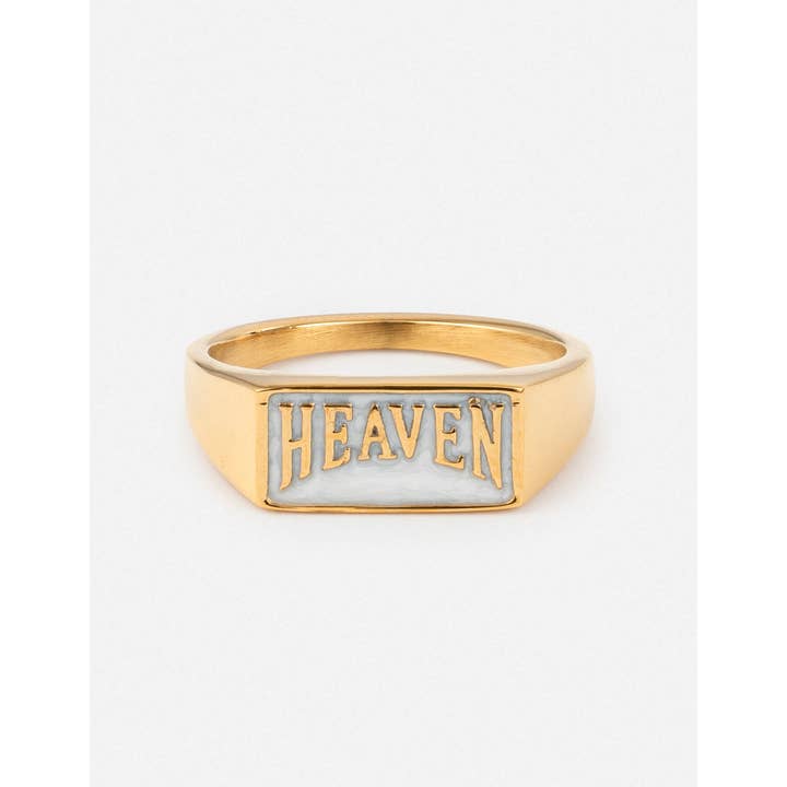 Elevated Faith - Wholesale Signet Ring - Heaven Rectangular Signet Ring