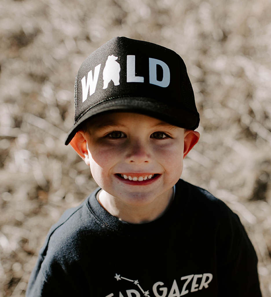 Made of Mountains - Vendita all'ingrosso Cappello - Bambini - Cappello da camionista WILD Bear per bambini0