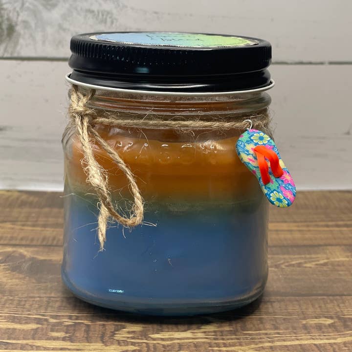 Vela de albañil anticuada de franela y pícea (isla tropical) para venta al por mayor de Flannel & Spruce