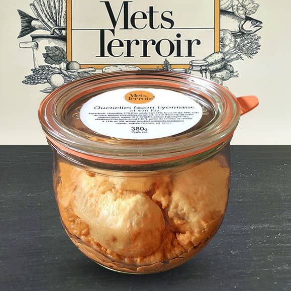 MetsTerroir – wholesale Hyllstabil färdiglagad måltid – Quenelles i lyonsk stil med tomatsås – 380 g1