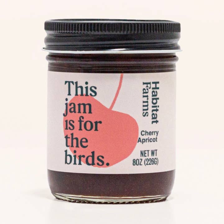 Confiture de cerises et d'abricots pour la vente par Habitat Farms