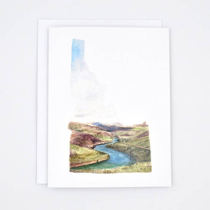 Rachel Alvarez Art - Wholesale Stationery/Notecard Set - Idaho State Watercolor Notecard Set