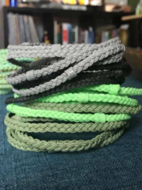 Flyvines - Wholesale Woven/Braided Bracelet - Flyvines Recycled Fly Line Solid Bracelets2