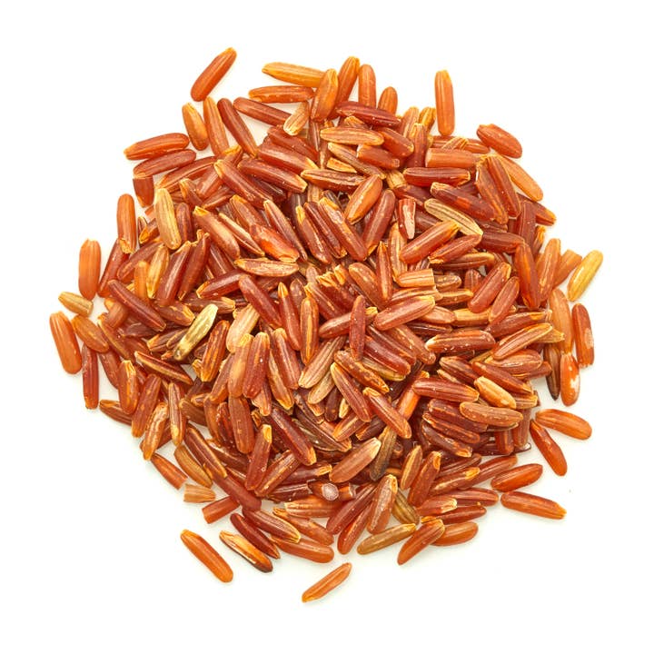 Organic Red Jasmine Rice, Gluten Free, Vegan (55 lbs) for wholesale by Tootsi Impex