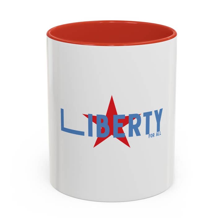 Liberty For All Coffee Mug - American Constitution for wholesale by MARA Style
