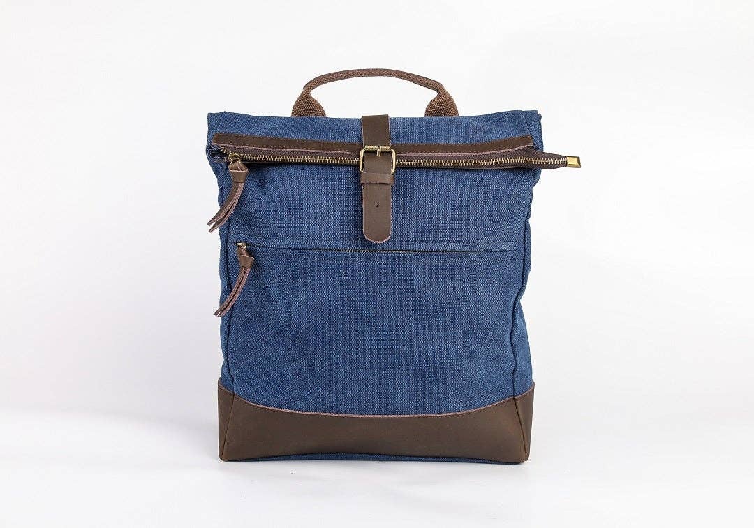 ZEDE PARIS - Vente Sac à dos – unisexe - ECOLE MILITAIRE - Sac à dos en toile et cuir53