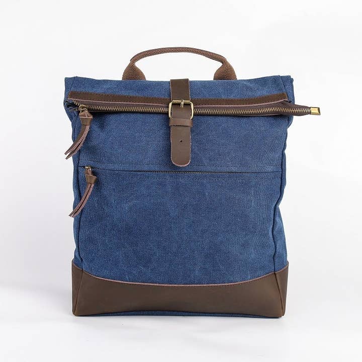 ZEDE PARIS - Vente Sac à dos – unisexe - ECOLE MILITAIRE - Sac à dos en toile et cuir53