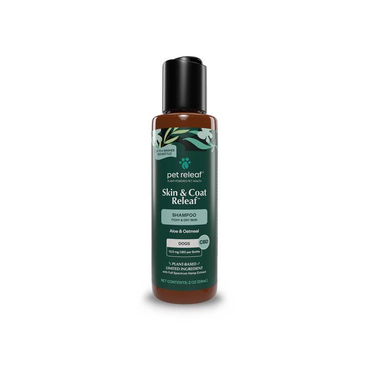 Pet Releaf CBD - Wholesale CBD Pet Products - Topical - Itchy & Dry Skin CBD Shampoo For Dogs