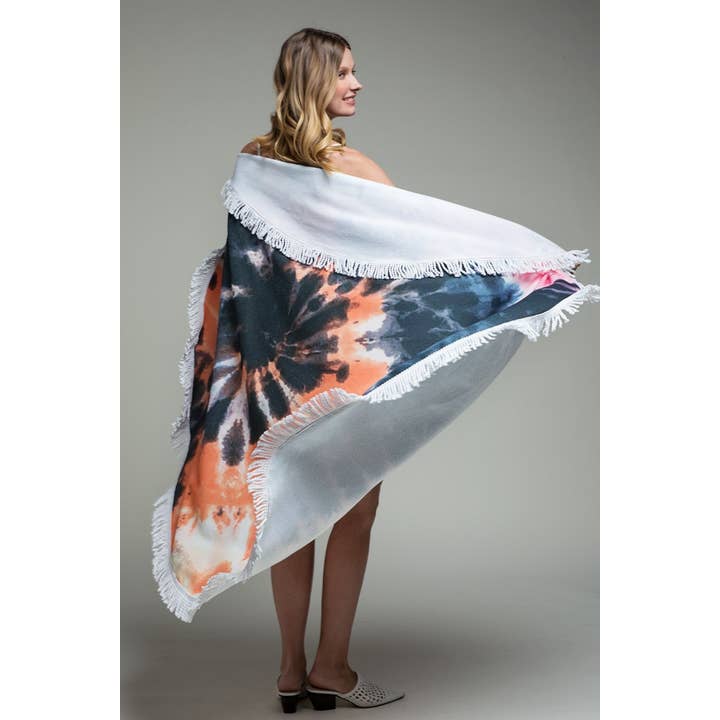 California Tie-Dye Towel for wholesale on Faire