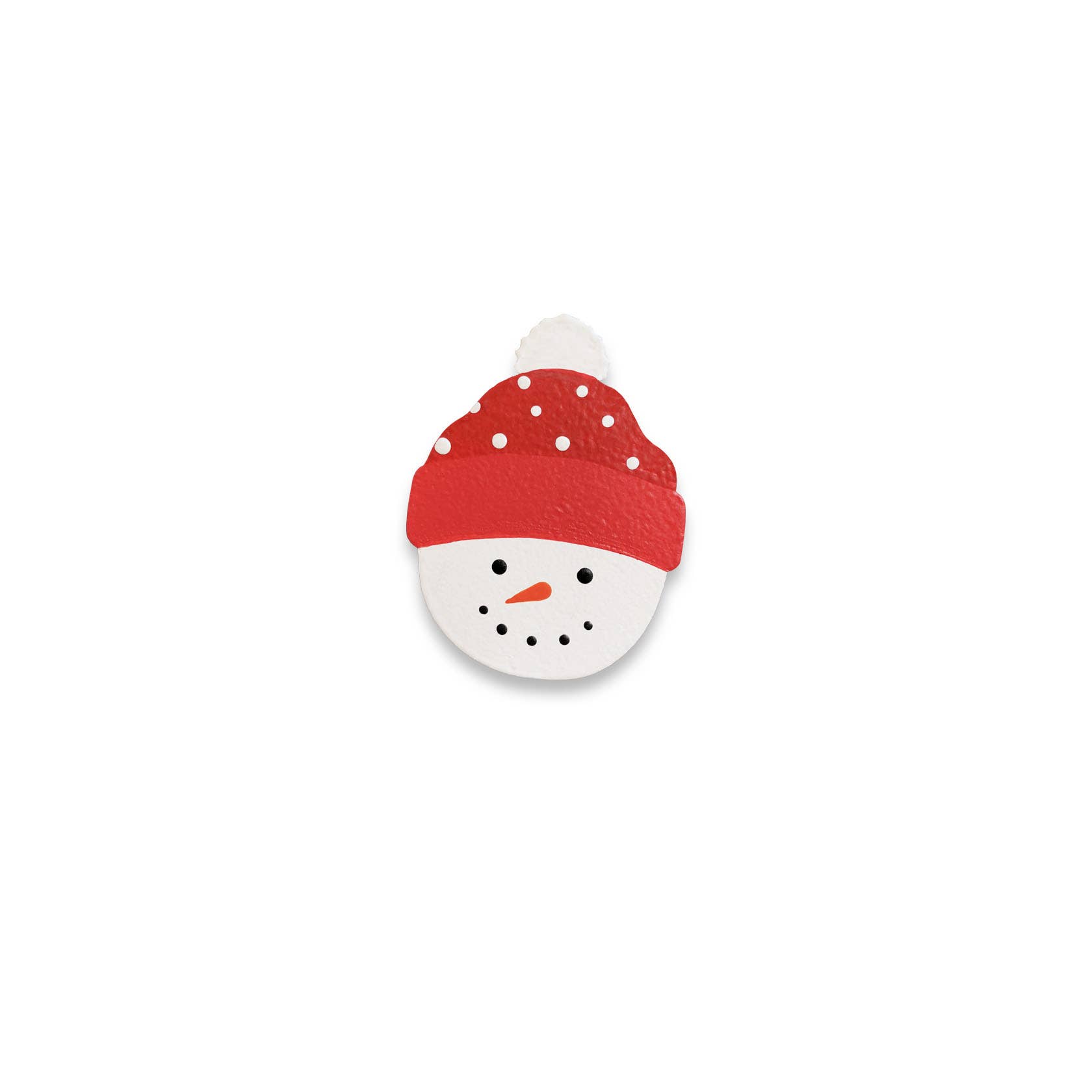Roeda Studio - Wholesale Magnet - Snowman Face Magnet, Red, Winter Decor2