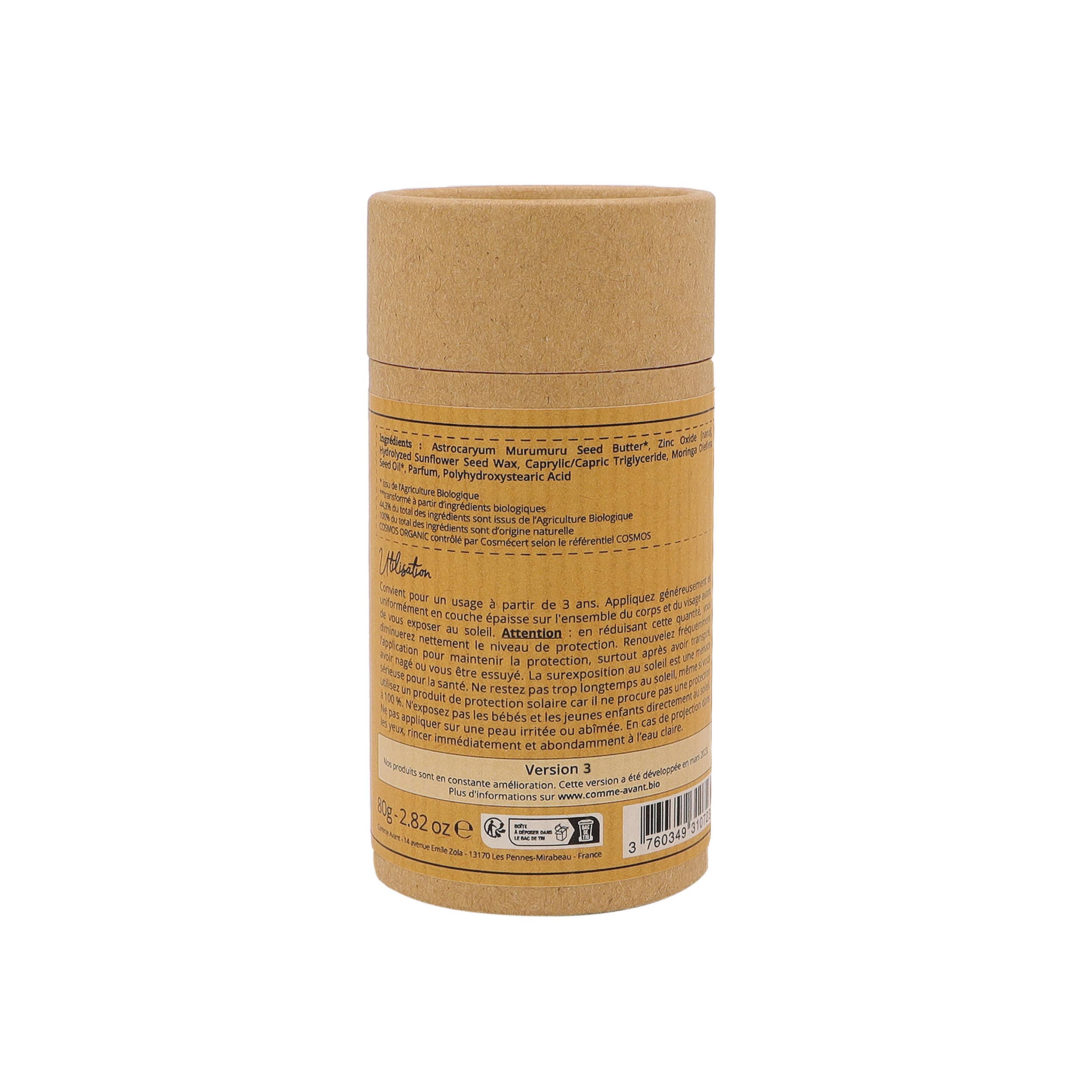 Comme Avant - Vendita all'ingrosso Creme solari - Crema solare minerale con olio di Moringa SPF303