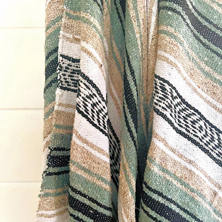 Mahalo Market - Wholesale Throw Blanket - Sand Dune Adventure Throw Blanket | Men's Gift | Earth Tones