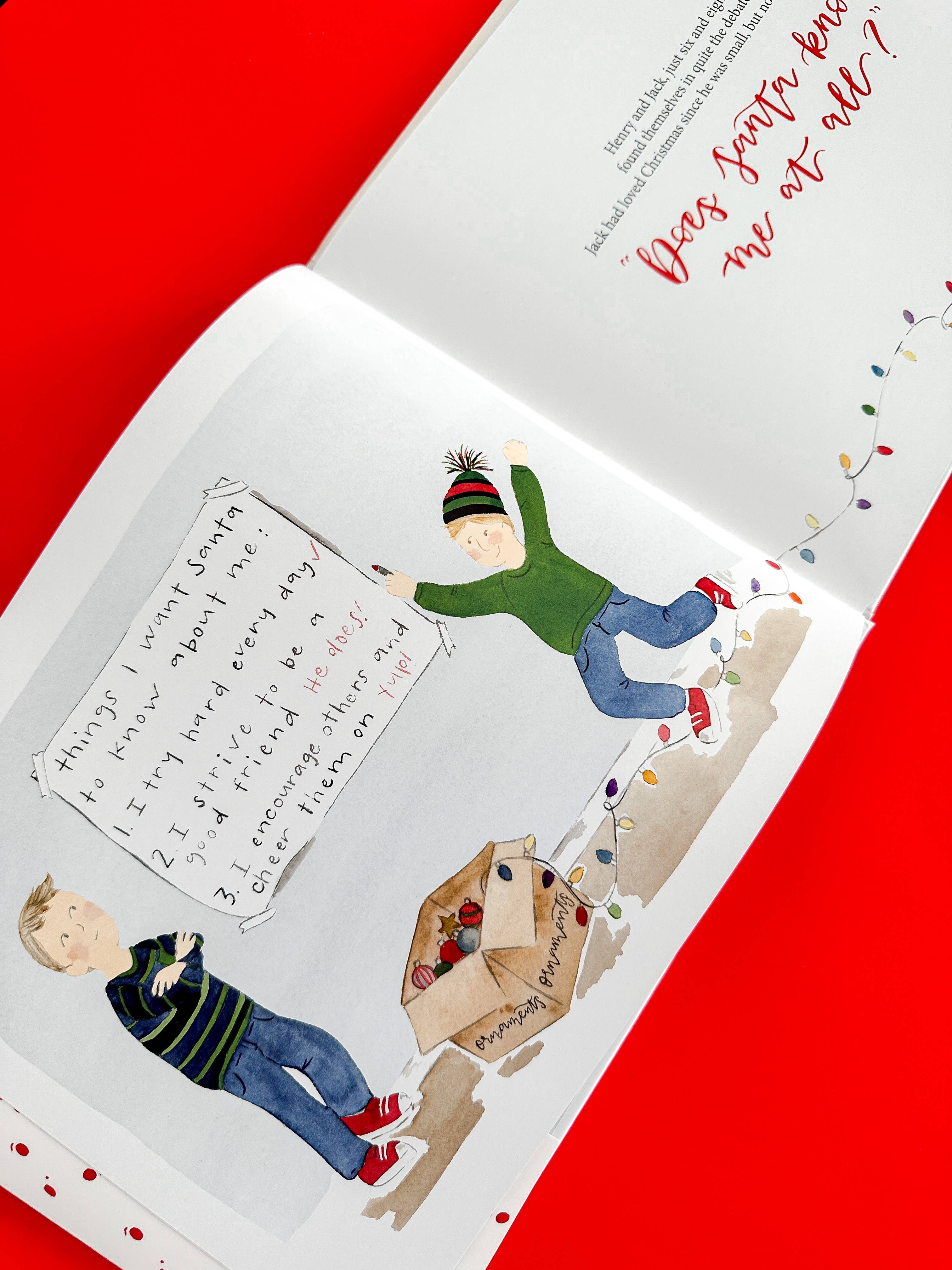 Creations By KK - Wholesale Preschool Book (3-5) - Children’s Christmas Book- The Bright Red Envelope7