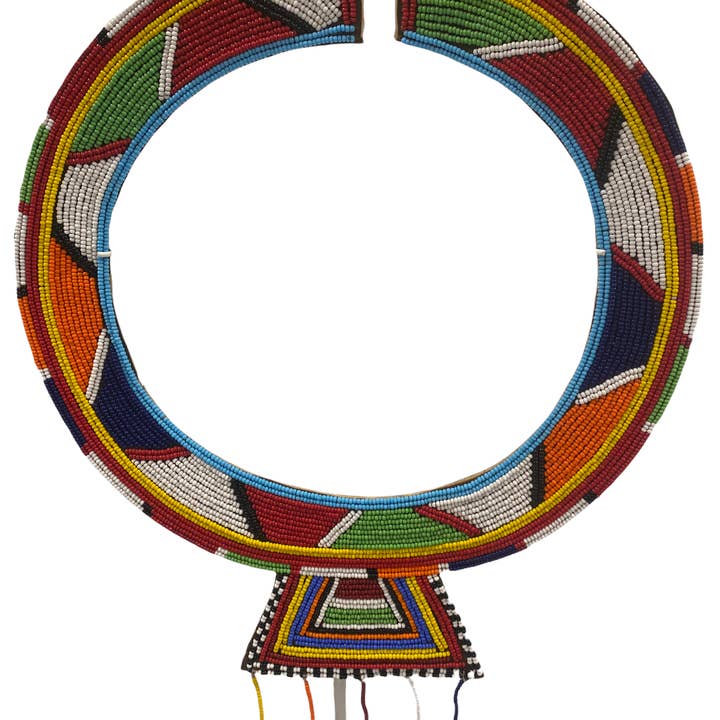 Botanical Boys - Wholesale Beaded/Pearl Necklace - Kenya Masai beaded Necklace - (L04)