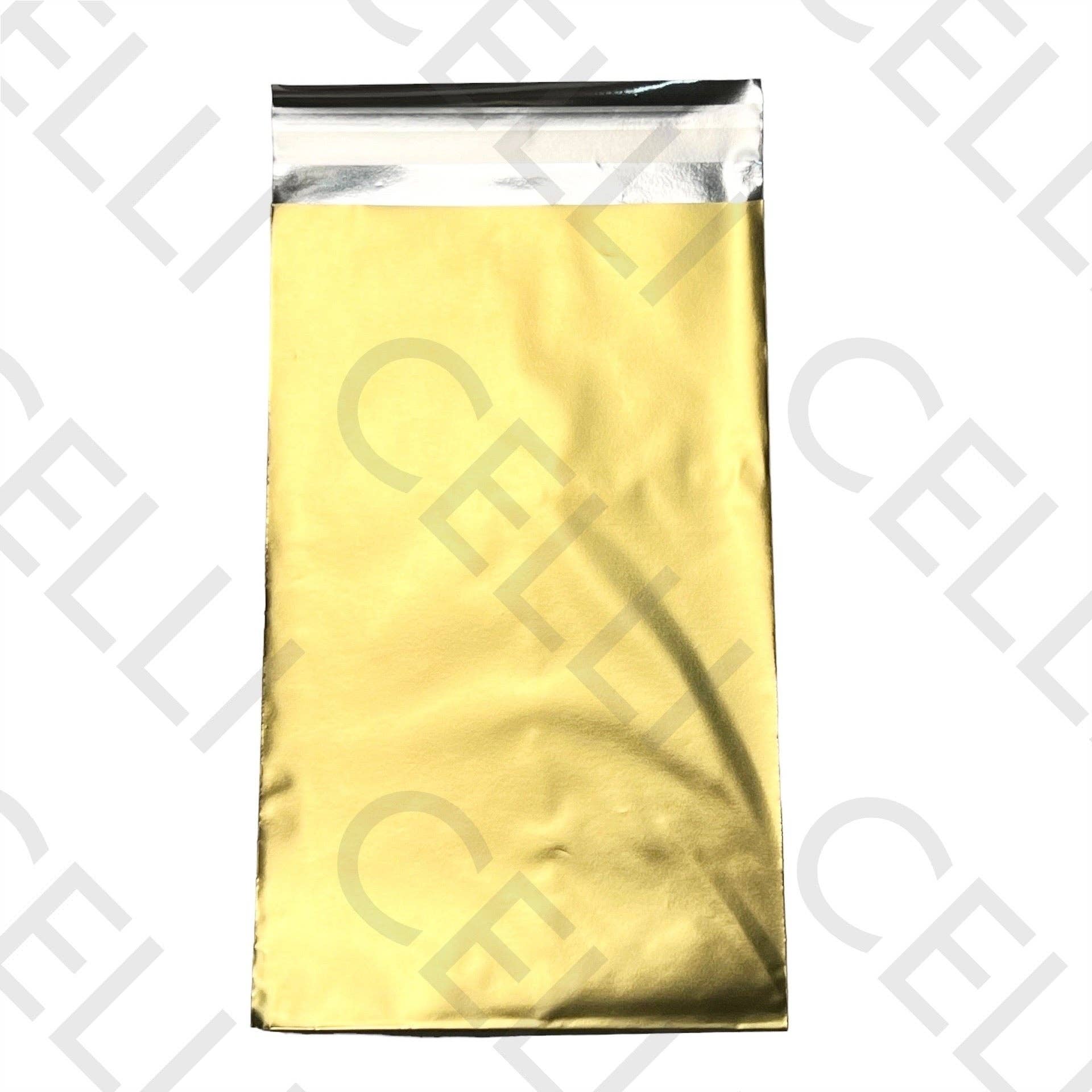 Celli Biju - Wholesale Gift Bag - Gold plastic wrapping bags - 100 pcs.1