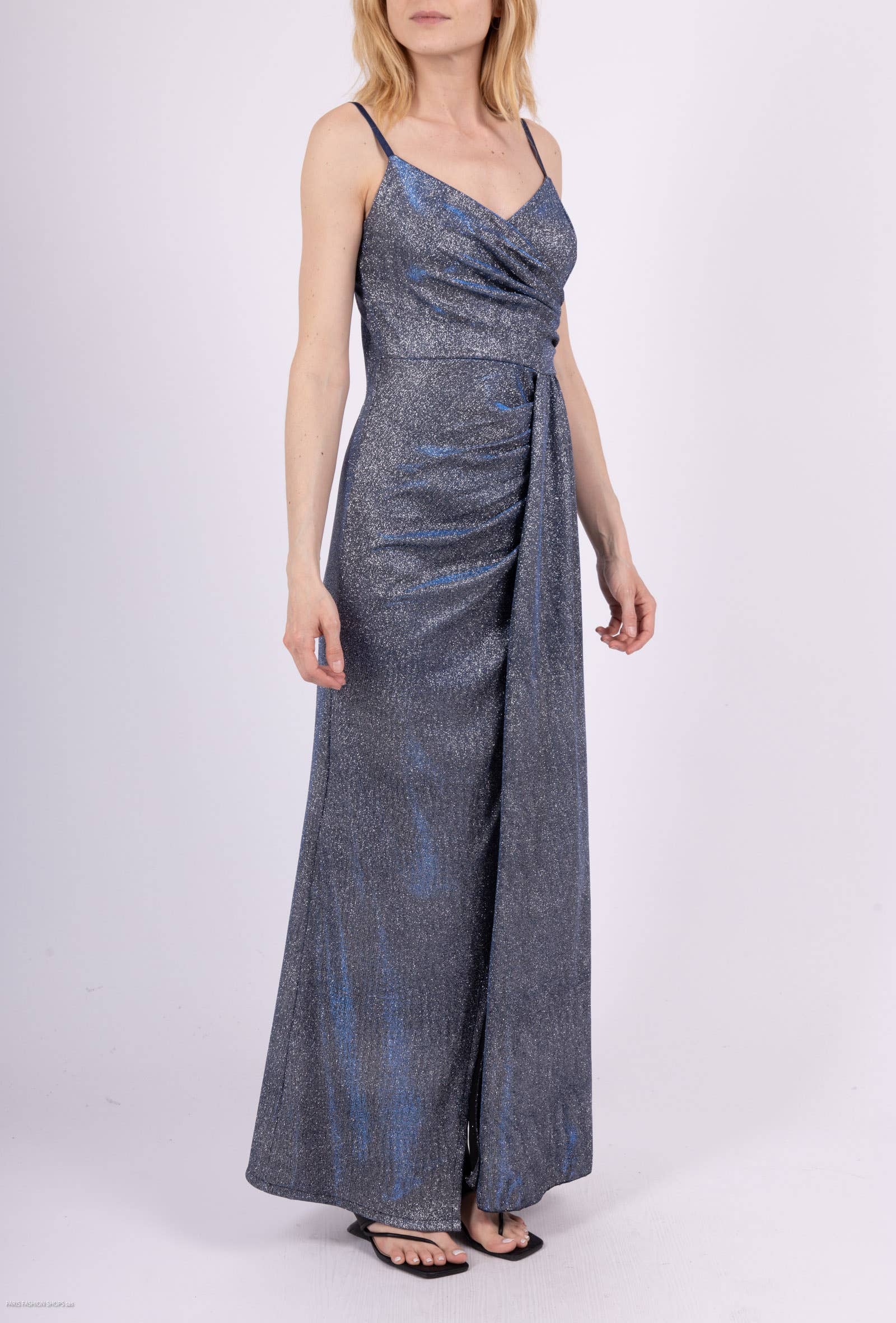 Marie June - Wholesale Gown - Women's - Long glittery sequined evening gown - 407526