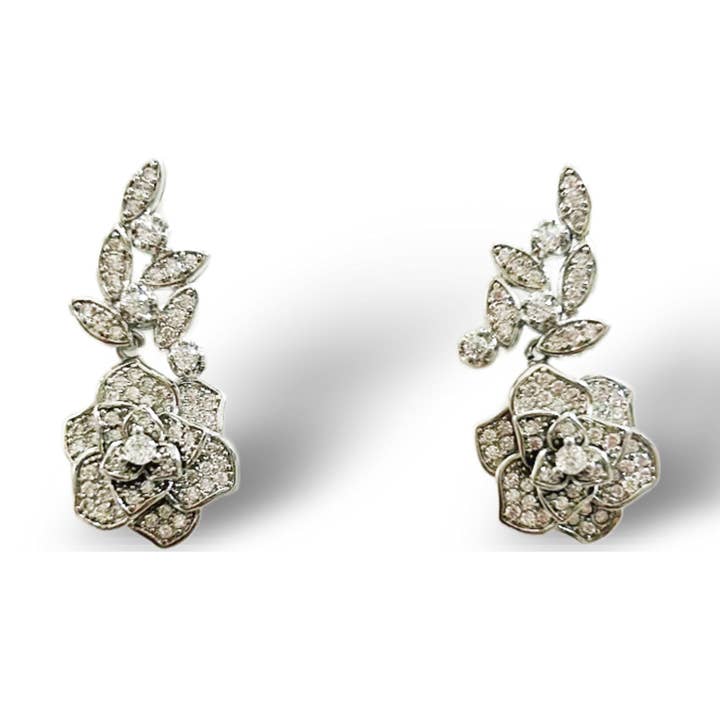 ORECCHINI ROSE PENDENTI per la vendita all'ingrosso da parte di ÉCLAIRE