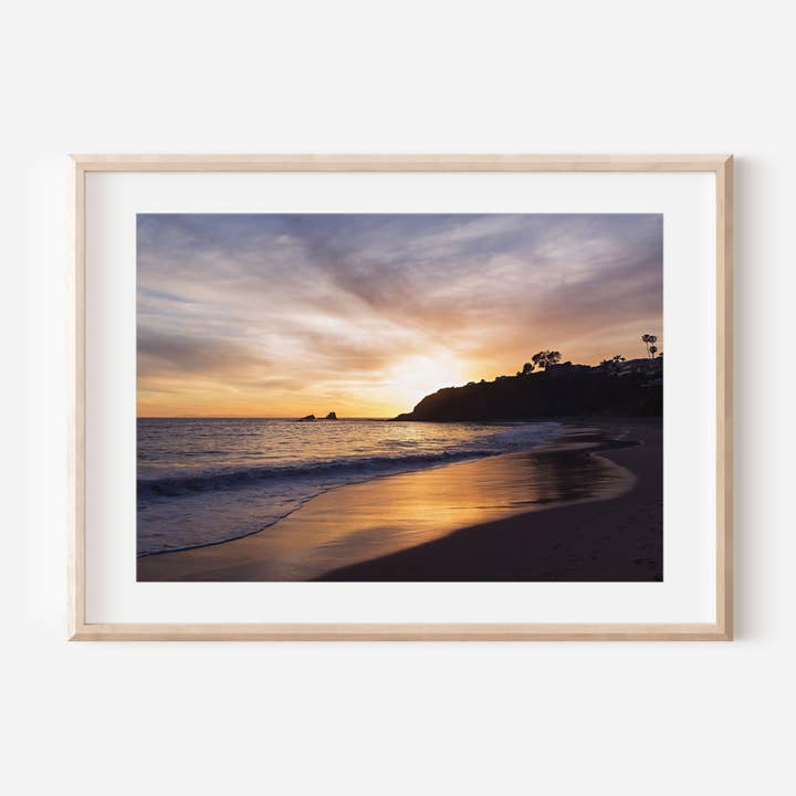 Laguna Beach Sunset Print for wholesale by 17 Mile