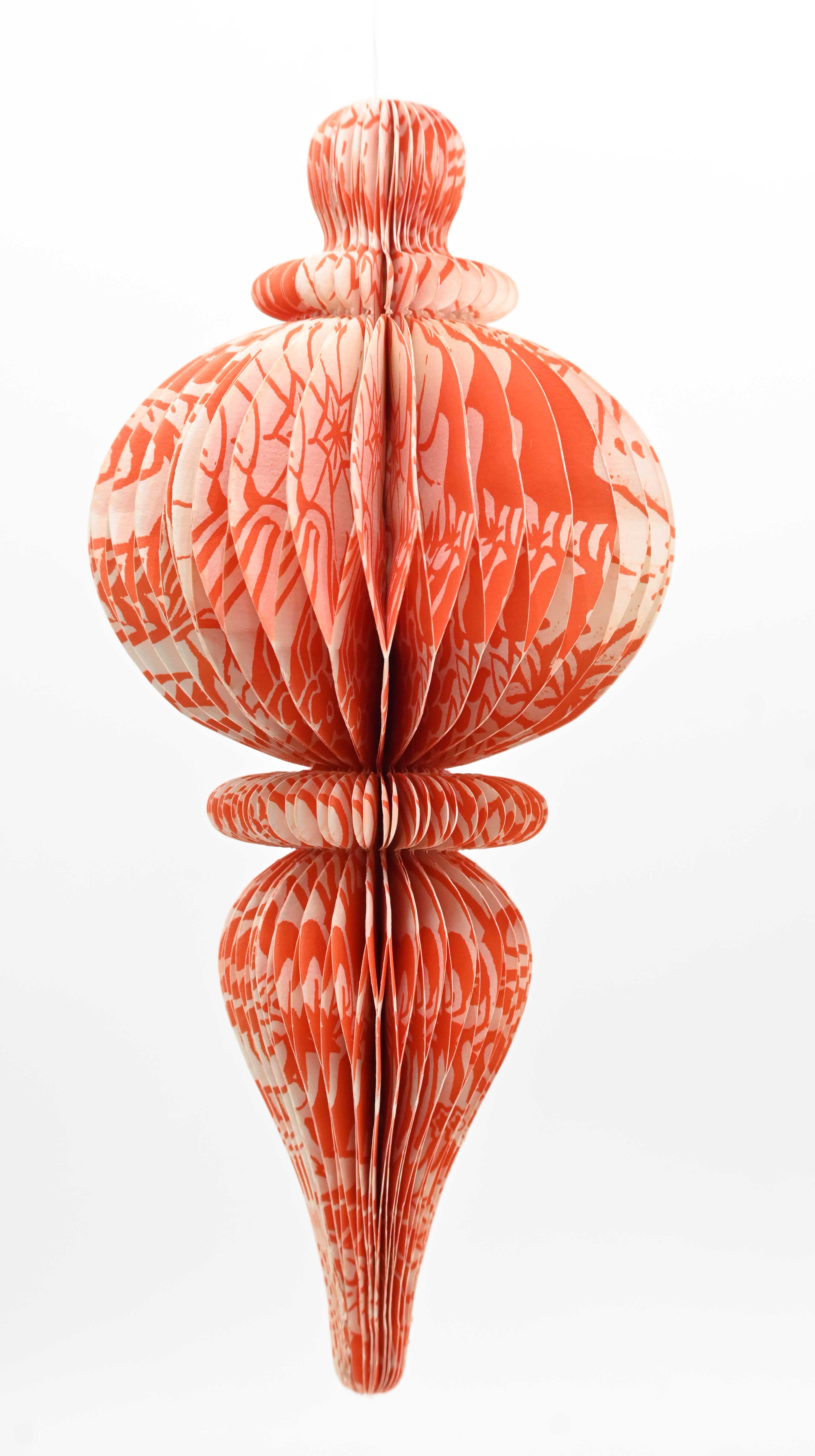 AARVEN - Venta al por mayor Adornos - Adorno plegable de papel reciclado indio en forma de esfera7