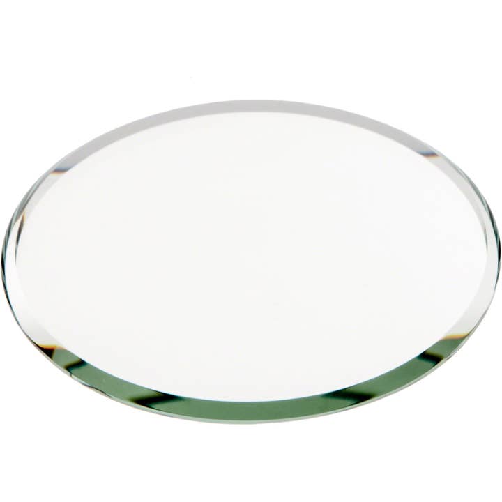 Bard's - Wholesale Wall Mirror - Bard's Round 3mm Beveled Glass Mirror, 3" x 3"