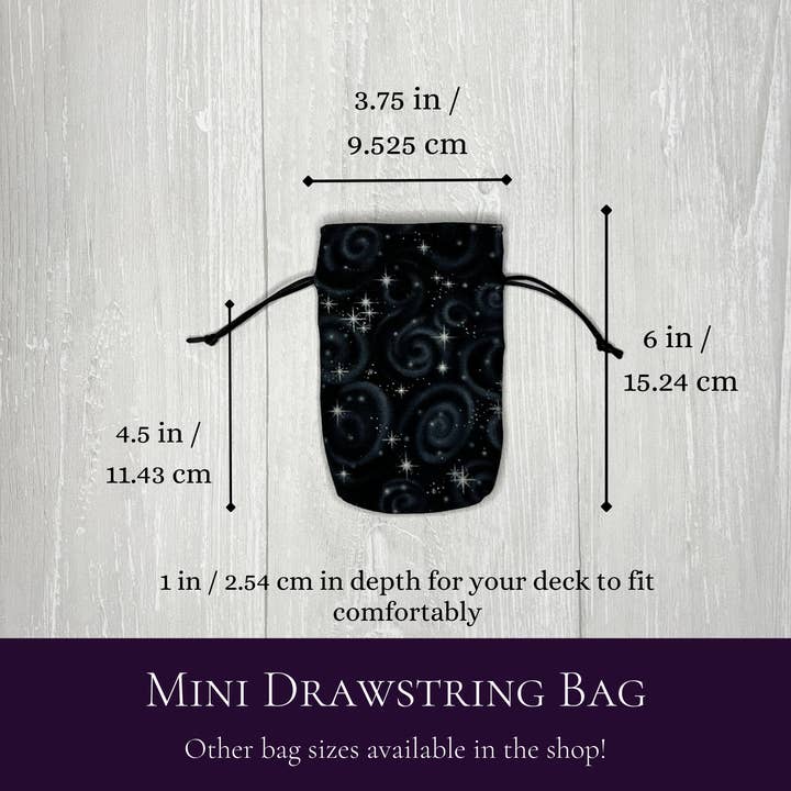 Threads of Tarot - Vente Cartes de tarot - Sac pour cartes de tarot Mini Galactic1