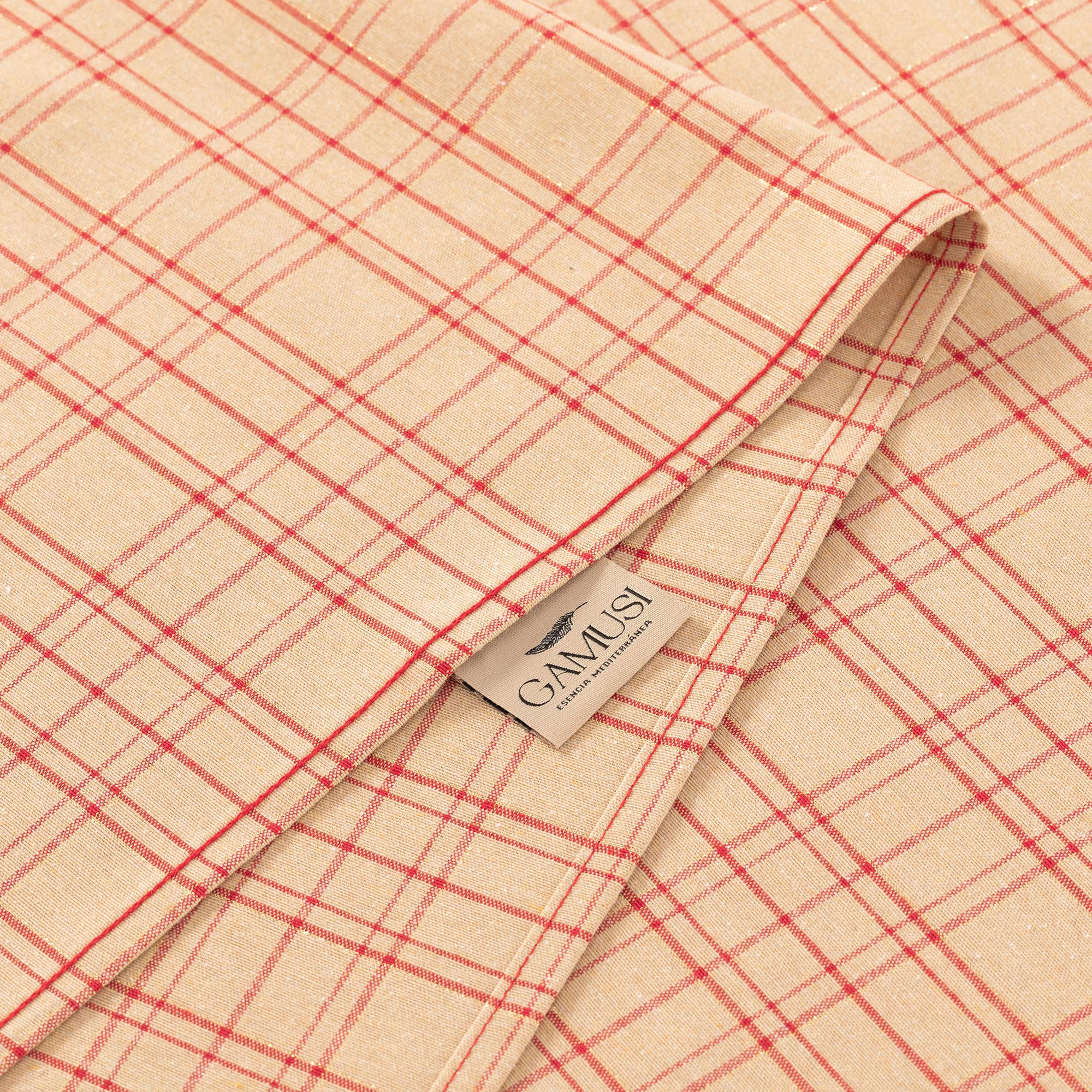 GAMUSI – wholesale Duk – Julduk bomull jacquard rutig CHECK18