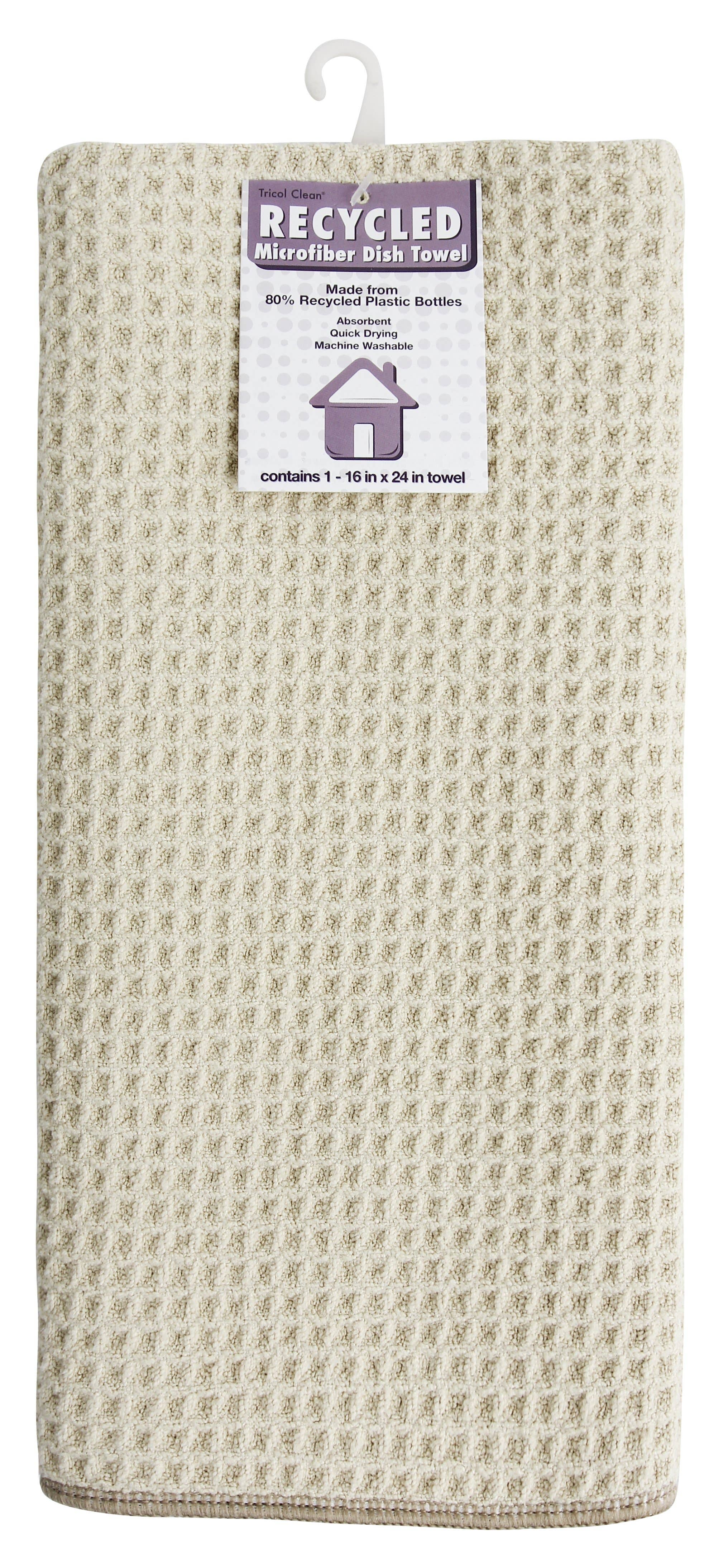 Everplush - Wholesale Dishcloth - Recycled Honeycomb Dish Towel for Kitchen, Fossil1