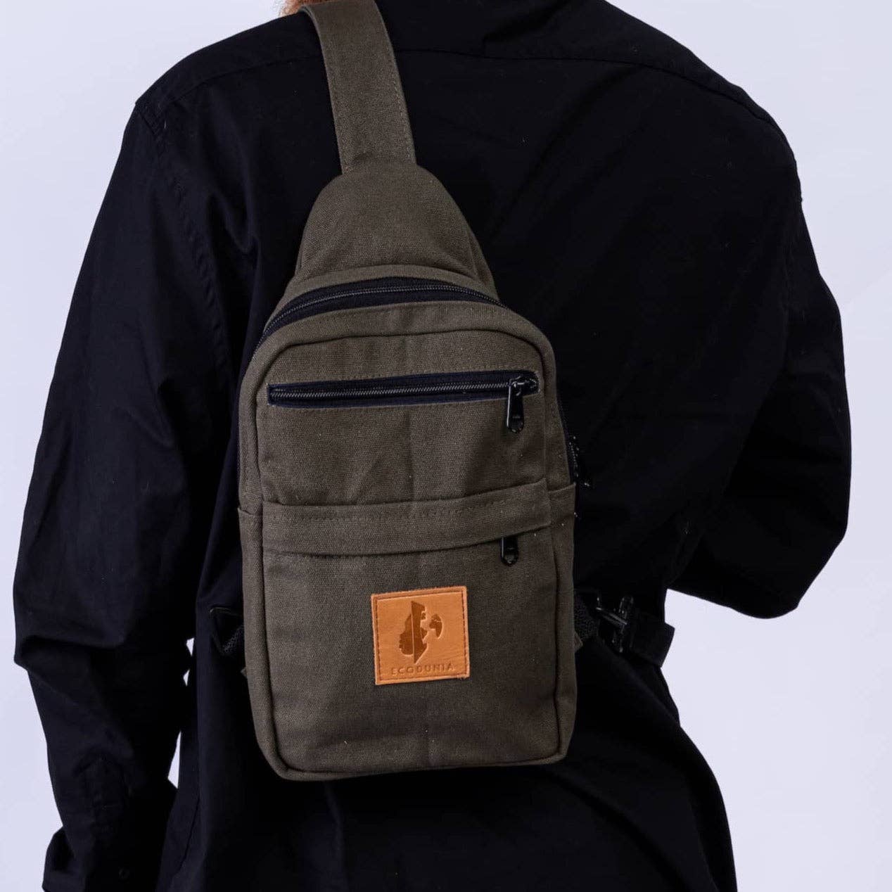 Ecodunia - Wholesale Crossbody Bag - Unisex - Large Canvas Crossbody Sling Bags |  Umoja13