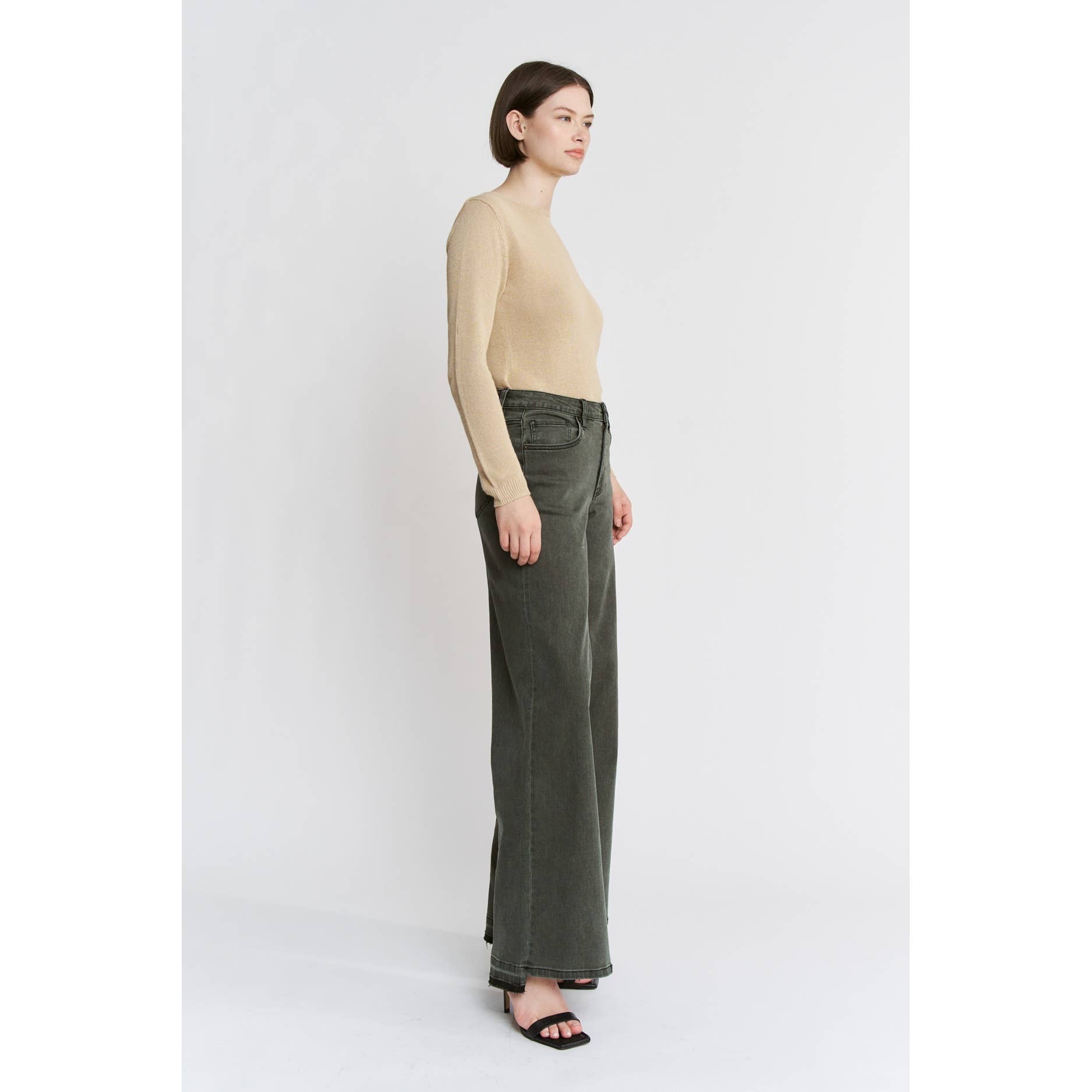 SCARAB HIGH RISE WIDE LEG WITH VINTAGE WASH for wholesale on Faire2