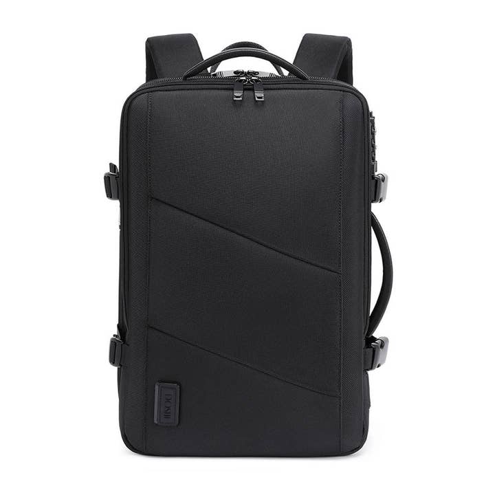 Pro Travel Vegan Backpack 401 - Expandable & Lock for wholesale by Doshi.Shop