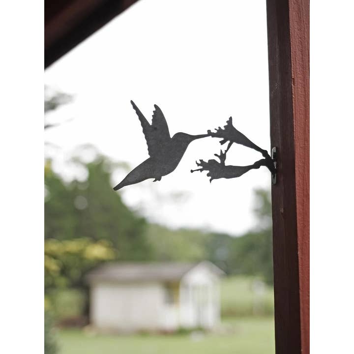 Highland Ridge | Handmade Home Decor - Wholesale Outdoor ornament/decor - Hummingbird Garden Statue Metal Bird Art7