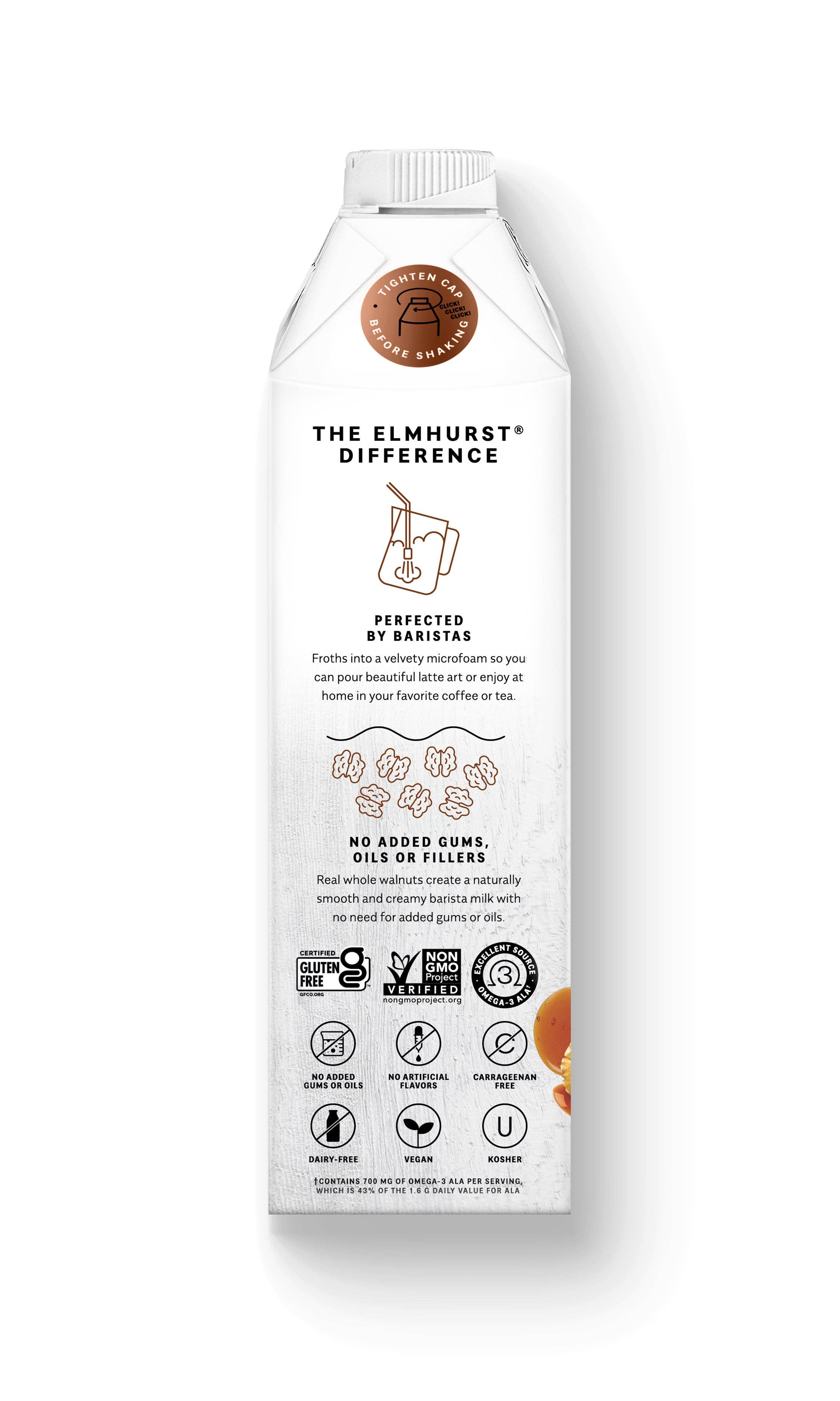 Elmhurst 1925 - Vente Boisson végétale - Lait Érable Noix de Grenoble Édition Barista, 32oz [Lot de 6]3