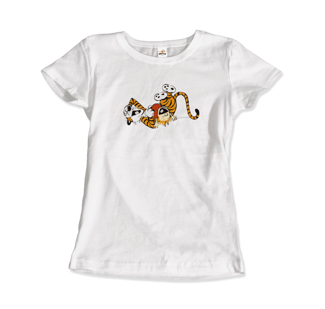 Art-O-Rama Shop - Wholesale Screen Printed T-Shirt - Unisex - Calvin and Hobbes Laughing on the Floor T-Shirt3