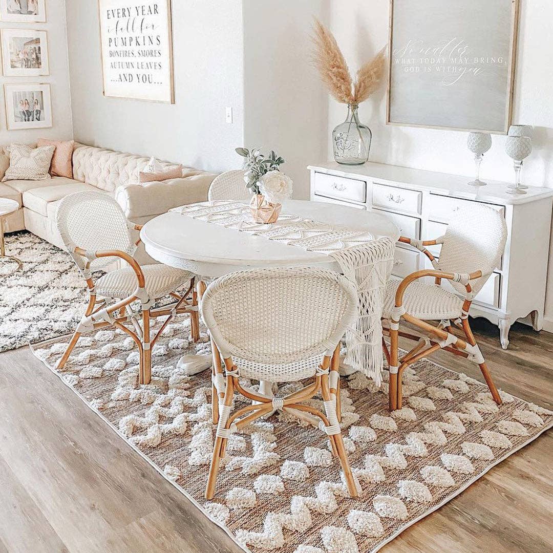 Well Woven - Wholesale Area Rug - Chiara Tribal Moroccan Beige High-Low Flat-Weave Rug12