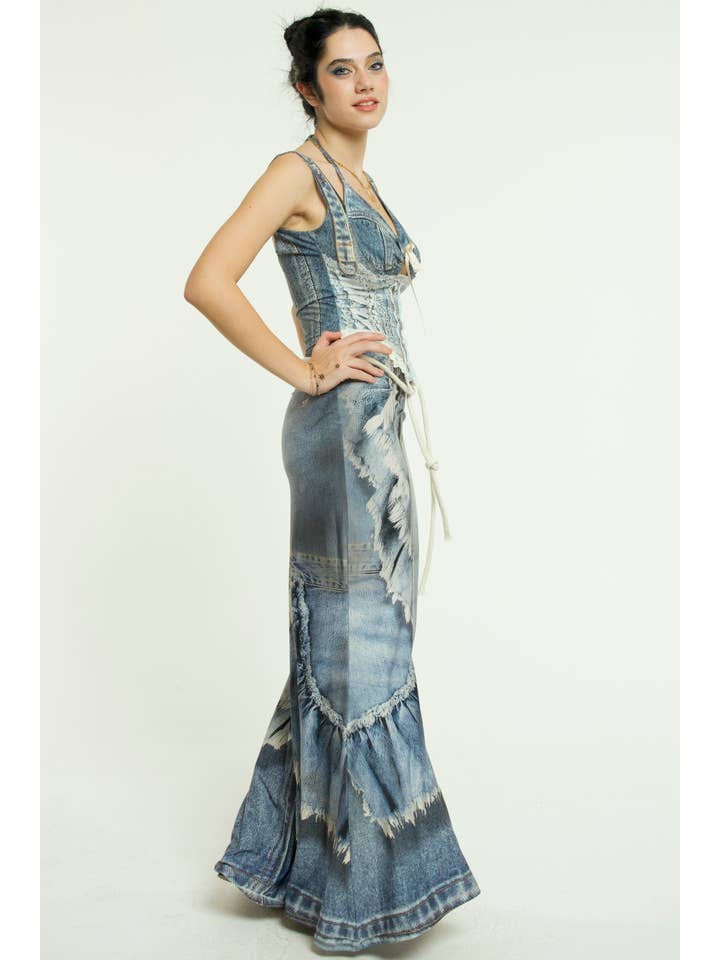 IPNG Design - Wholesale Skirt - Women's - Skirt Mermaid Layered - Jeanious9