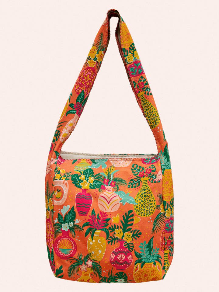 The Solvang Tote Bag in Vase de Flores for wholesale by Sun & Sanctuary