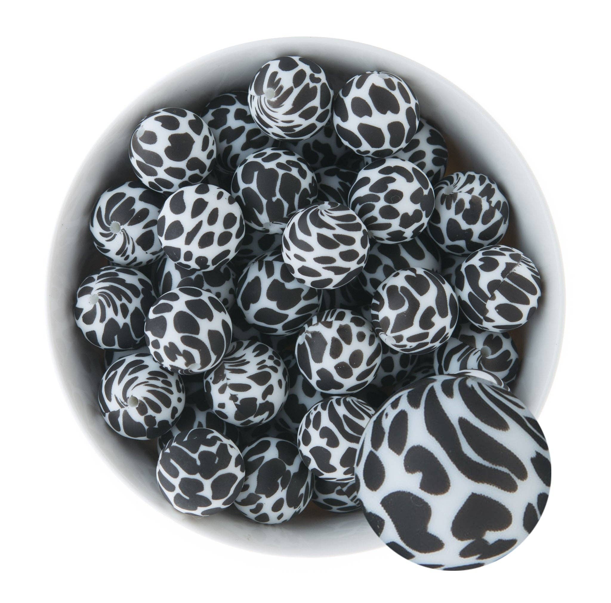 Cara & Co Silicone Craft Supply - Wholesale Craft Supplies - Standard Silicone Print Beads20