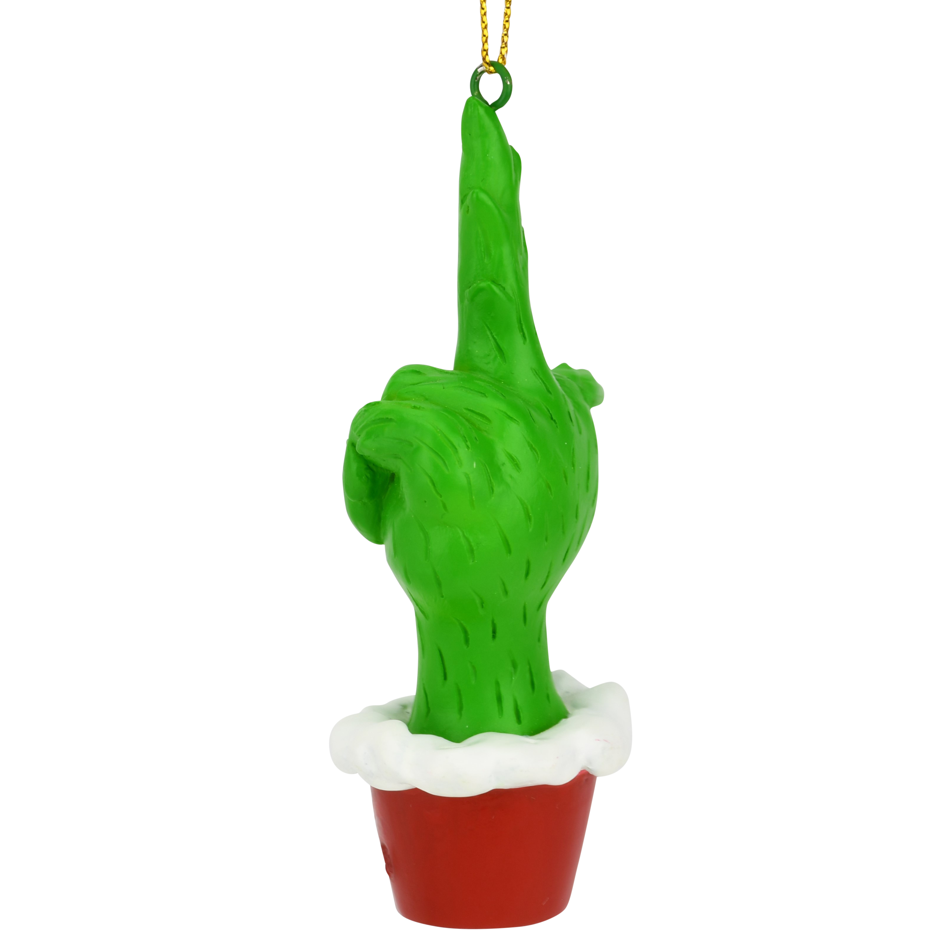 Tree Buddees - Wholesale Ornament - Green Hand Giving the Middle Finger Naughty Christmas Ornament5