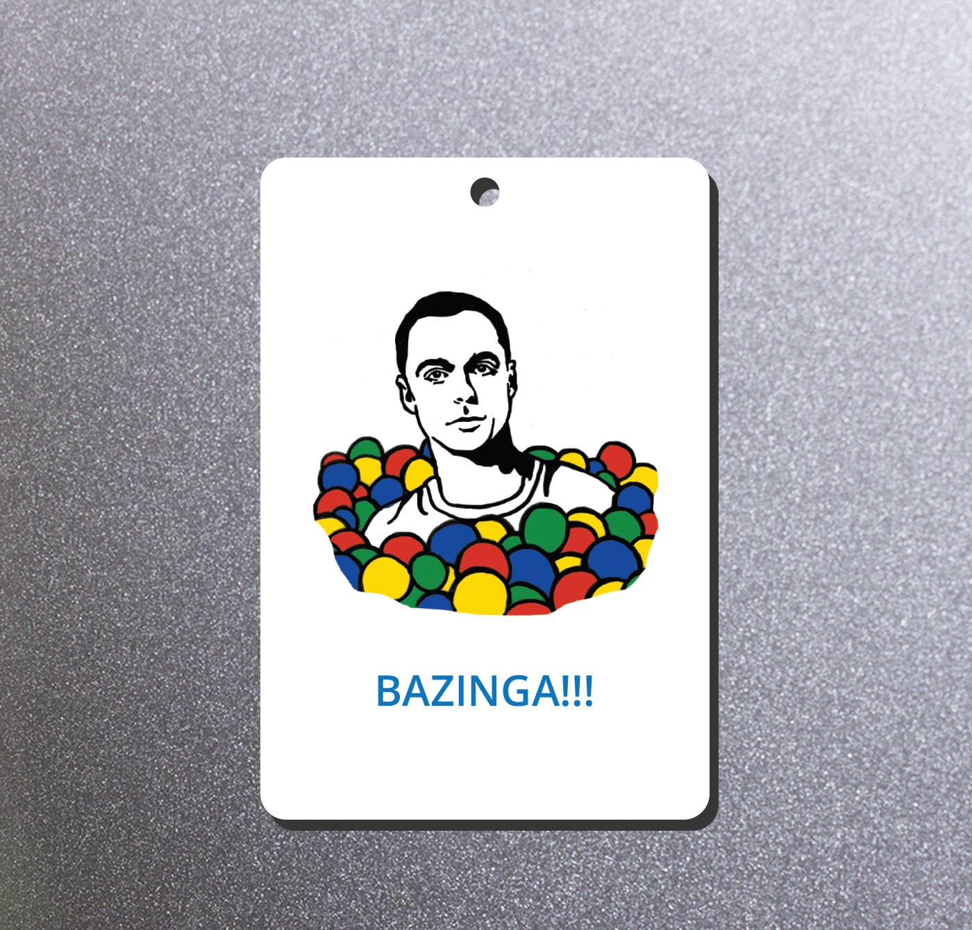Design Corner - Wholesale Ornament - Oerknaltheorie Sheldon Bazinga ornament en magneet2