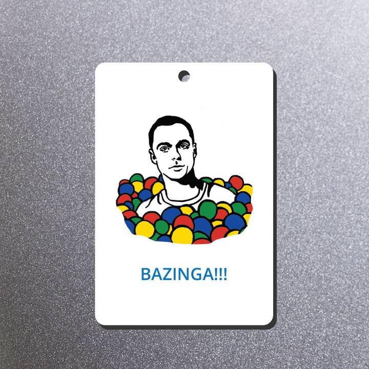 Design Corner - Wholesale Ornament - Oerknaltheorie Sheldon Bazinga ornament en magneet2