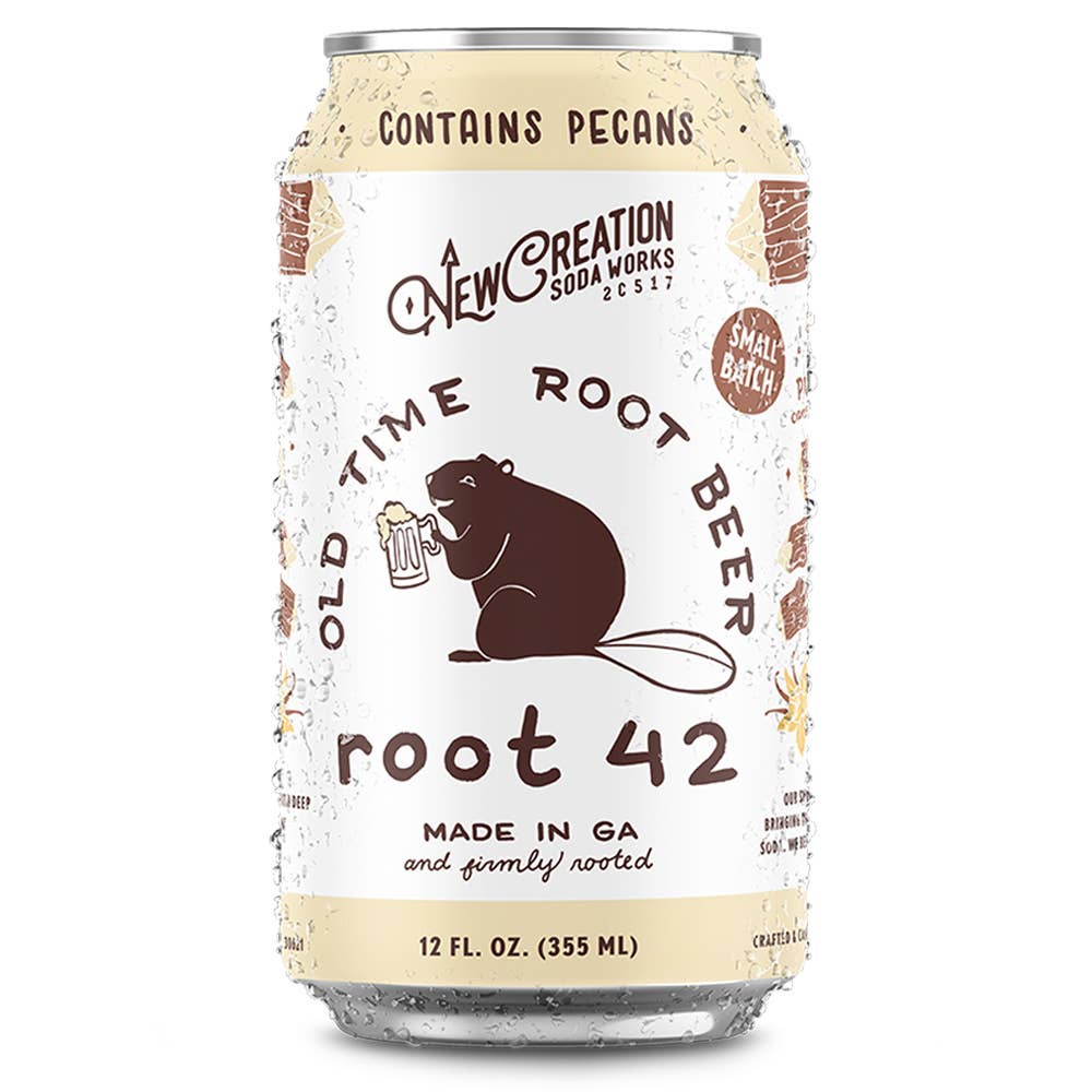 New Creation Soda - Wholesale Soda/Carbonated Drink - Root 42 Old-Fashioned Root Beer (Case of 16)4