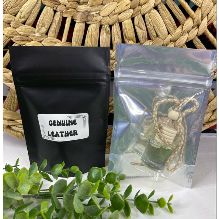 1/2 Penny Wholesale - Vente Désodorisant pour voiture – unisexe - Diffuseur de parfum de voiture en cuir véritable