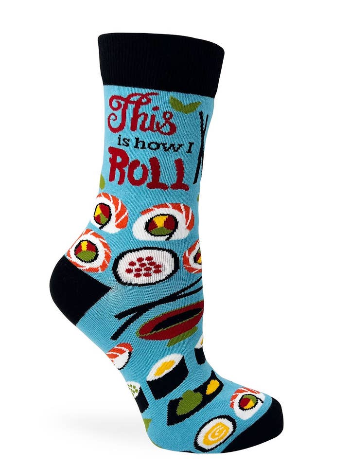 Fabdaz - Wholesale Socks - Women's - This Is How I Roll Women's Crew Socks1