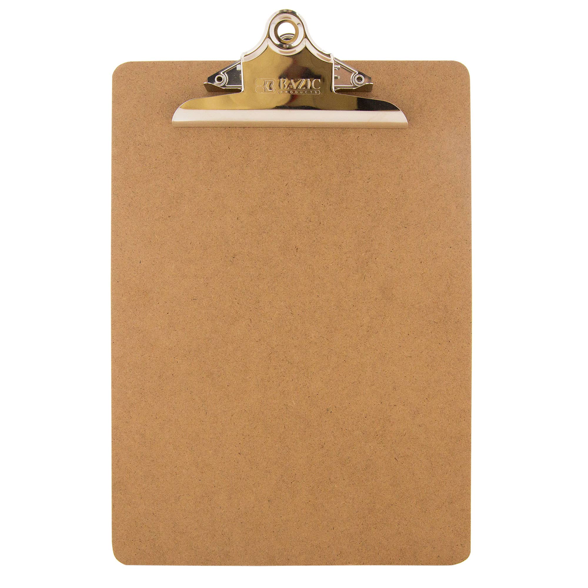 BAZIC Products - Wholesale Clipboard - Hardboard Clipboard Standard Size w/ Sturdy Spring Clip0
