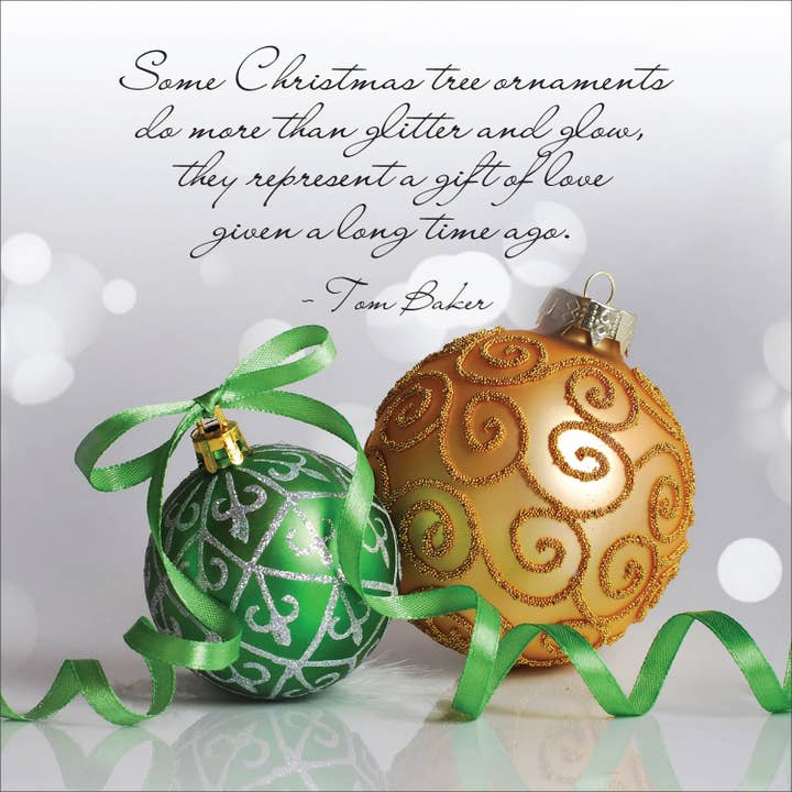 Carte d'ornements Gift of Love pour la vente par Swan River Studios